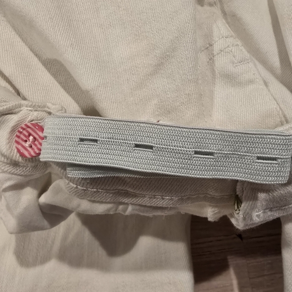 Matilda Jane Enchanted Garden Logan Cropped Straight Leg White Jeans Girls 8. - Picture 5 of 7